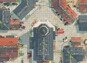 town city map d&d