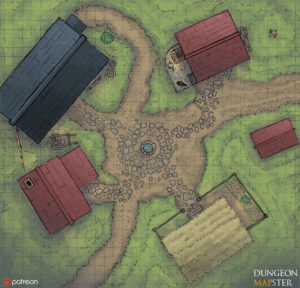 village small dnd map by dungeon mapster