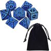 conjunto de dados rpg barato azul